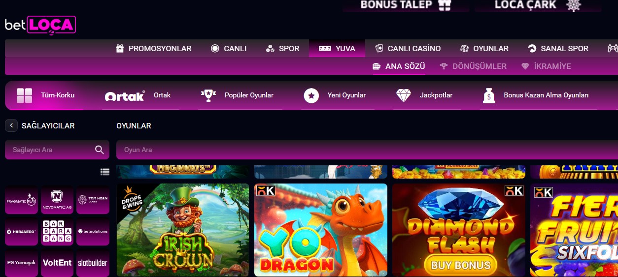 Betloca Mobil Giriş